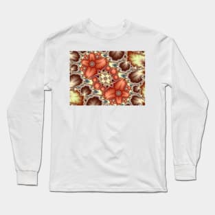 Mandelbrot Fractal Flowers Long Sleeve T-Shirt